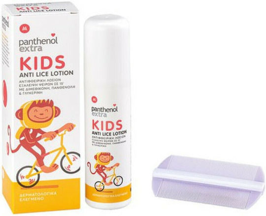 Panthenol Extra Läusebehandlungs Set mit Kamm & Lotion zur Vorbeugung gegen Läuse 125ml