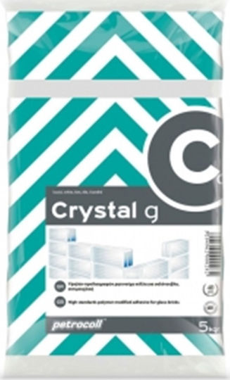 Petrocoll Crystal G Glass Block Adhesive White 5kg