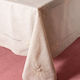 Silk Fashion 4006 Cotton & Polyester Tablecloth with Embroidery Set 9pcs Γκρι 160x220cm