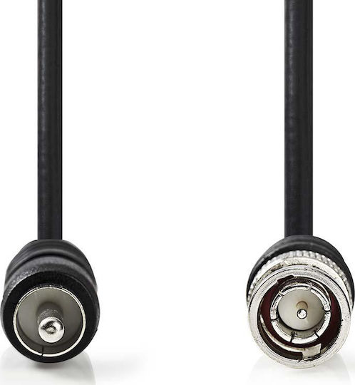 Nedis Καλώδιο RCA male - BNC male 2m Μαύρο (CVGP24800BK20)