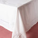 Silk Fashion 4006 Cotton & Polyester Tablecloth with Embroidery Set 5pcs Λευκό xcm