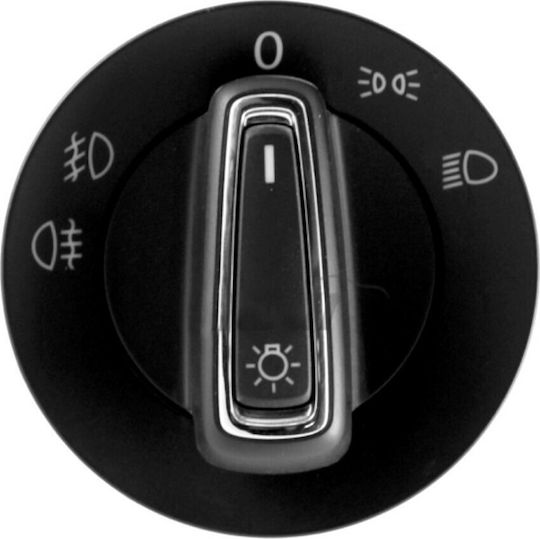 Mcar Car Light Switch for Seat Ibiza 10pin Black