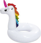 Bestway Kids Inflatable Floating Ring Unicorn with Handles White 136cm
