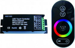 Aca Wireless RGB Controller Touch Controller RF With Remote Control RGB Power Controller 18A Λωρίδες RGB SZ100-TOUCH
