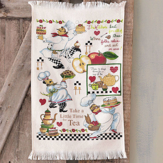 Rythmos Masterchef Geschirrtuch aus 100% Baumwolle 40x60cm Rythmos Masterchef Geschirrtuch aus 100% Baumwolle 40x60cm