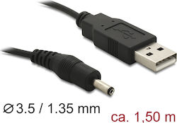 DeLock 1.5m USB 2.0 Cable A-Male to DC (82377)