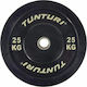 Tunturi Set Discuri De Tip Olimpic Cauciucate 1 x 25kg Φ50mm