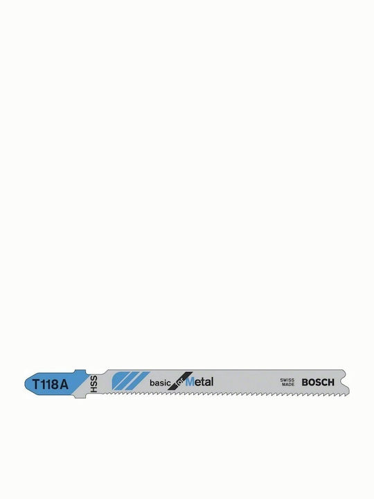 Bosch T118A Λάμα Basic for Metal για Μέταλλο 92mm