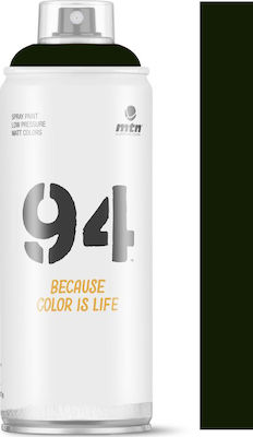 Montana Colors Σπρέι Βαφής 94 με Ματ Εφέ Infinite Green RV-134 400ml