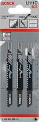 Bosch U111C Ламели За Пила От Дърво 3 Бройки