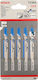 Bosch T218A Λάμες Basic for Metal για Μέταλλο 92mm 5τμχ