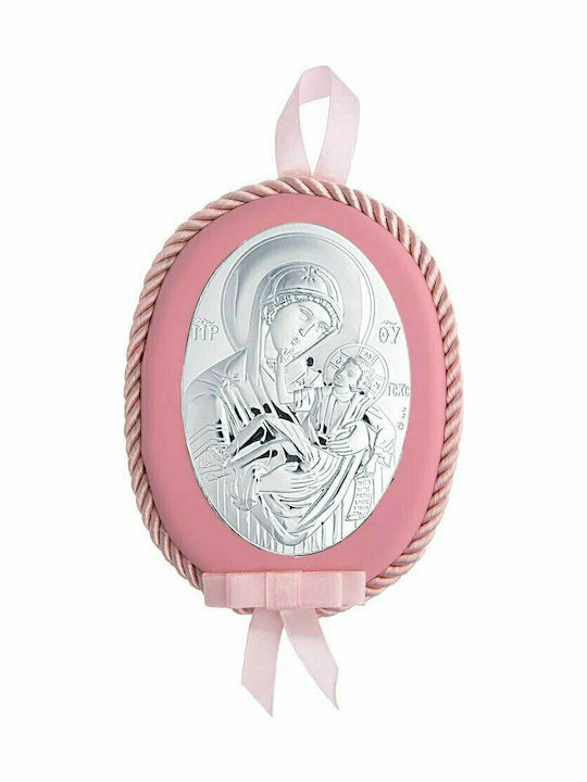 Prince Silvero Saint Icon Kids Talisman with the Virgin Mary made of Silver MA-DM651-LR