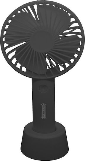 Ezra HF02 Handheld Fan USB Rechargeable 4800mAh 3W Black