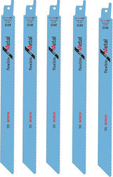 Bosch S1122BF Jig Saw Blade for Metal 225mm Spathos Flexible for Metal 5pcs 2608656019