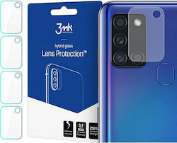 3MK Flexible Glass Lens Προστασία Κάμερας Tempered Glass Διάφανο για το Galaxy A21s