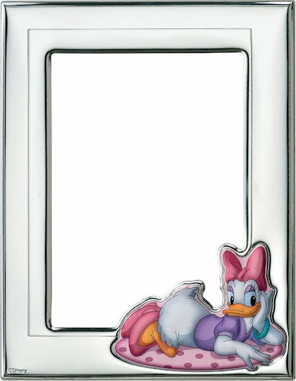 Disney Daisy Duck Cadru de poze pentru copii Rama foto Argint Argintiu 9x13cm