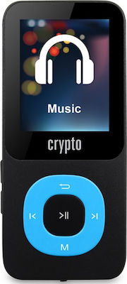 Crypto MP1800 Plus MP3 Player (64GB) με Οθόνη TFT 1.8" Μπλε