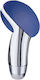 Auto Gs Shift Knob Ταχυτήτων Οβάλ Universal Νίκελ Blue