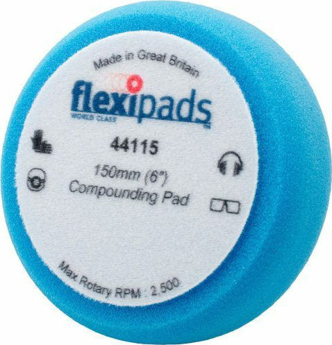 Flexipads 501012 Σφουγγάρι Γυαλίσματος Hookit Μέτριο 150x50mm