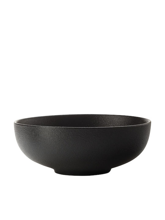 Maxwell & Williams Caviar Coupe Porcelain Salad Bowl Black 19x19cm