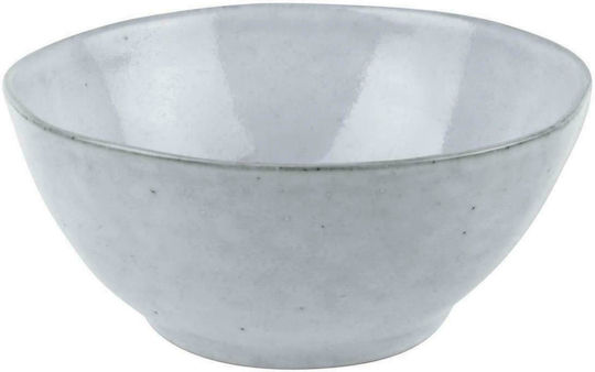 Salt & Pepper Artisan Serving Bowl Round Ceramic Blue with Diameter 16.5cm