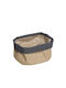 Espiel Bread Basket Fabric Beige 20x15x10cm