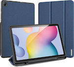 Dux Ducis Domo Smart Flip Cover Piele artificială Albastru marin (Galaxy Tab S6 Lite 10.4)