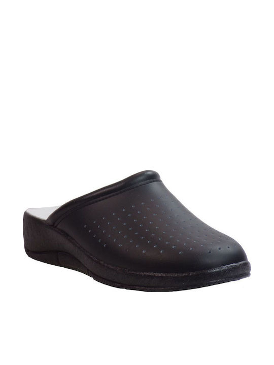 Max Relax 400S Γυναικεία Δερμάτινα Ανατομικά Σαμπό Μαύρα