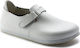 Birkenstock Linz SL Professional Leather Anatomic Clogs White