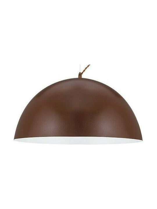 Luma Pendant Light Single-Light Bell for Socket E27 Brown