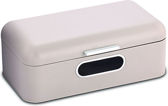 Nava Misty Cutie de pâine cu capac Metalic Bej 42.5x23x16.5cm