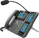 Fanvil X210i Verkabelt IP-Telefon mit 20 Linien in Schwarz