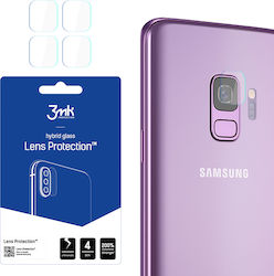 3MK Camera Lens Flexible Glass Протектор за камера Закалено стъкло Transparent за Galaxy S9