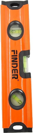 Finder 191458 Wasserwaage Aluminium Magnetisch 10cm mit 3 Augen