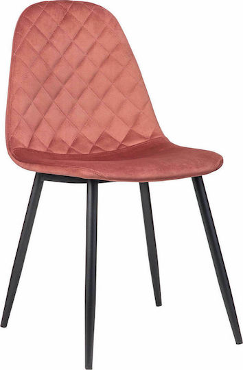 Antonella Dining Room Velvet Chair Rotten Apple 45.5x53x87cm