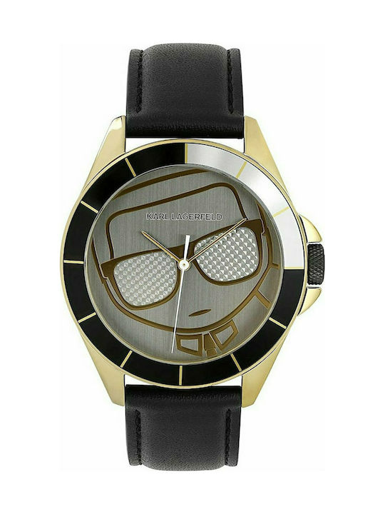 Karl Lagerfeld Watch with Black Rubber Strap 5552777
