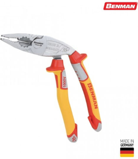 Benman Plier Angled Electrician Angular Powergrip Length 200mm