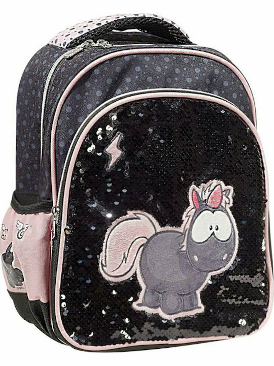 Nici Theodor And Friends School Bag Backpack Kindergarten in Black color