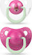 Suavinex Rabbit Schnuller Silikon Nacht mit Etui Rosa für 6-18 Monate 2Stück