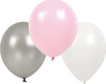 Set 6 Ballons Latex Rosa Baby-Dusche