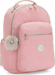 Kipling Seoul Elementary School Backpack Pink L35xW21xH44cm Bridal Pink
