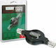Digitus Einziehbar Telefonkabel RJ11 6P4C 1.2m Schwarz (DA-RET-RJ11)