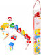 Tooky Toys Slide Toy Συρόμενα Αυτοκινητάκια made of Wood for 24++ Months