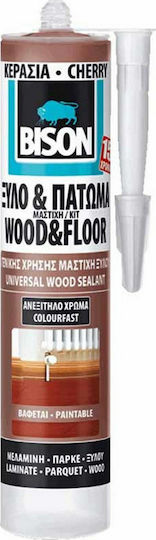Bison Wood & Floor Acrylic Mastic for Wood Cherry 300ml