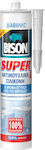 Bison Super Sanitary Acryl-Silikon Schimmelresistent für Holz Transparent 280ml