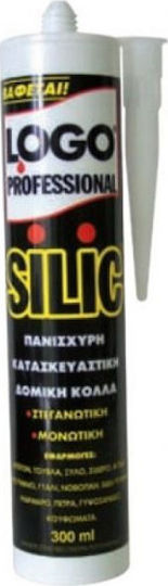Logo Silic Professional Σφραγιστική Σιλικόνη Ξύλου Μαύρη 300ml