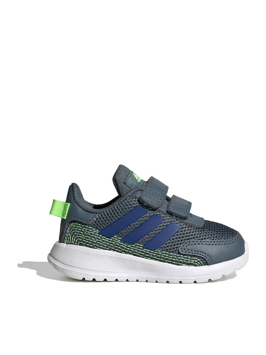 Kids Sports Shoes Running with Hoop & Loop Closure Legacy Blue Royal Blue Signal Green