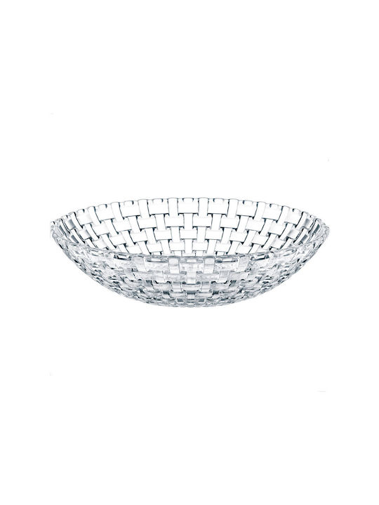 Nachtmann Bossa Nova Decorative Bowl Crystal Transparent 30x30cm