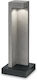 Ideal Lux Titano Outdoor Floor Lamp LED 9W with Warm White Light IP55 Gray