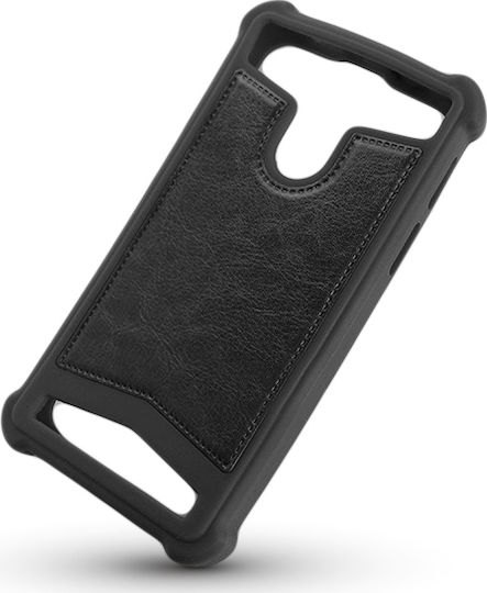 Silikonhülle Umschlag Rückseite bis 4.5" Schwarz gsm028750